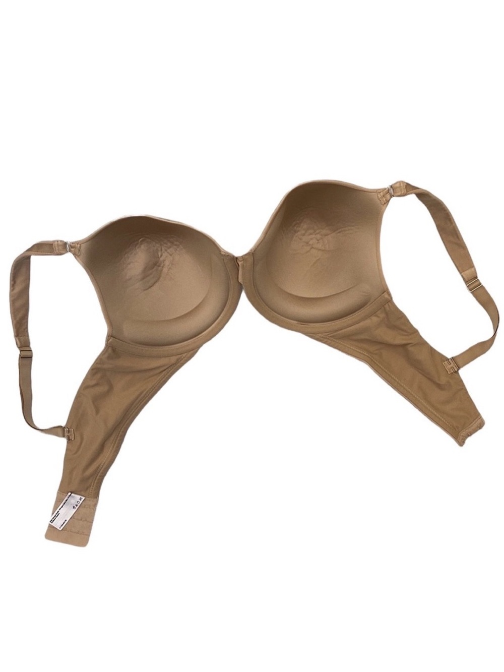 Lilyette by Maidenform 40D Nude Full Coverage Underwire T-Shirt Bra Beige Tan - Picture 3 of 11